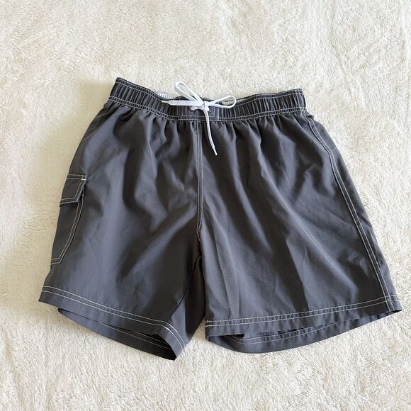 Set of 3 Unitop Swim Shorts Women's Size S Red Gray Navy Board Shorts Lined - Picture 9 of 14